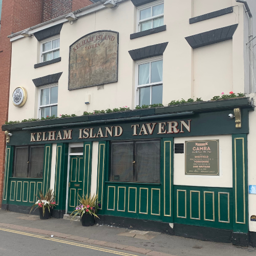 Outside the Kelham Island Tavern pub