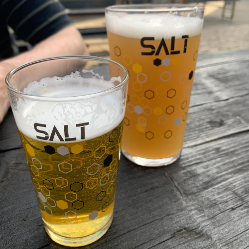 Two beers at Salt pub